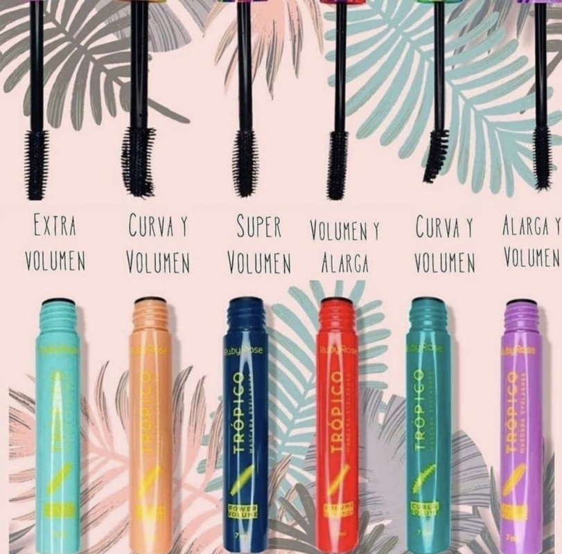 Tropical Mascara Rimel By Ruby Rose Obsidiana Makeup Maquillaje