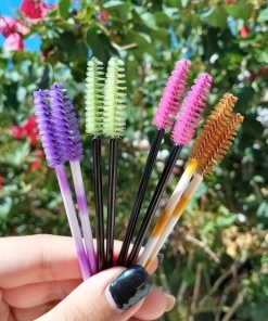 CEPILLO PARA PESTAÑAS X 10 UNIDADES - PEINE CEJAS