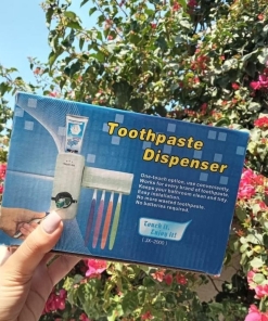 DISPENSER DE DENTRIFICO Y ORGANIZADOR DE CEPILLOS DE DIENTES - PORTA CEPILLO