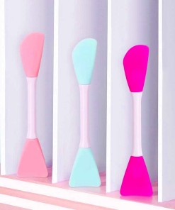 BROCHA PARA APLICAR MASCARILLA DOBLE - ESPATULA