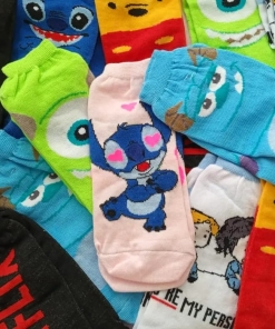 PACK X 6- MEDIA DOCENA DE MEDIAS -MEDIA- MEDIAS DE PERSONAJES -SOQUETES - SURTIDAS - PROMO