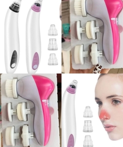 SUPER PROMO- SUPER COMBO FACIAL- CEPILLO 5 EN 1 + EXTRACTOR DE PUNTOS NEGROS