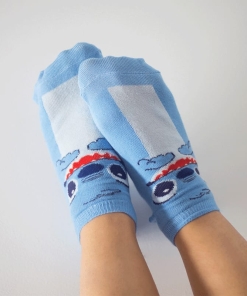 MEDIAS- MEDIA STITCH AZUL