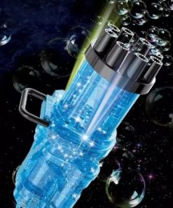 Alternative view of MAQUINA DE BURBUJAS AUTOMÁTICA - CON LUCES - PISTOLA - BURBUJERO