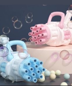 MAQUINA AUTOMATICA DE BURBUJAS - PISTOLA DE BURBUJAS COLORES PASTEL - PISTOLA - BURBUJERO