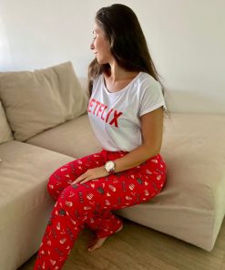 Alternative view of PANTALON NETFLIX- SOLO EL PANTALON -PIJAMAS LARGOS