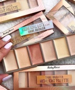 PALETA DE ILUMINADORES BY RUBY ROSE- ILUMINADOR- SHINE BRIGHTER - HIGHLIGHT PALETTE-