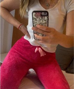 PANTALONES POLAR SOFT- PANTALON POLAR - FUCSIA LISO - PIJAMA