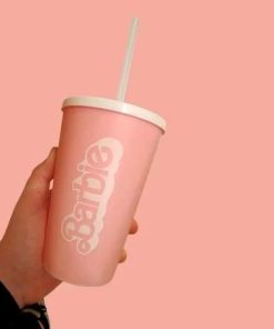 Alternative view of VASO BARBIE - CON TAPA Y SORBETE