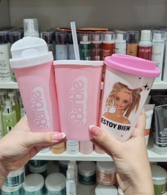 COMBO BARBIE- PROMO VASOS DE BARBIE - INCLUYE LOS TRES DE LA FOTO