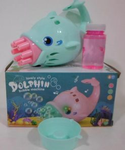 Alternative view of PISTOLA DE BURBUJAS - DELFIN - ROSA O VERDE AGUA - BURBUJERO