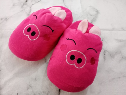 PANTUFLAS CHANCHITO OREJITAS - Imagen 3