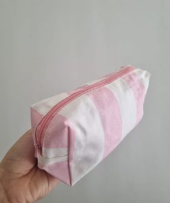 Alternative view of PORTA COSMETICOS - ROSA Y BLANCO - CARTUCHERA