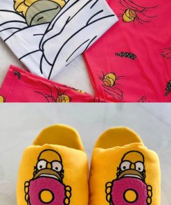 PROMO - PANTUFLAS + PIJAMA HOMERO SIMPSON- PIJAMAS HOMERO