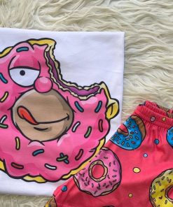 PIJAMA HOMERO DONA – MANGAS LARGAS PANTALON LARGO – PIJAMAS LINEA CURVY