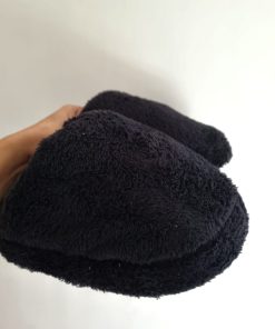 Alternative view of PANTUFLAS NEGRAS - PELUCHE - PANTUFLONES