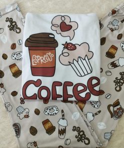 Alternative view of PIJAMA COFFEE  - MANGAS LARGAS PANTALON LARGO - PIJAMAS