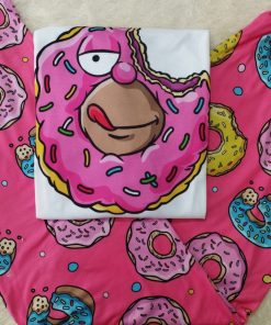 Alternative view of PIJAMA HOMERO DONA – MANGAS LARGAS PANTALON LARGO – PIJAMAS LINEA CURVY