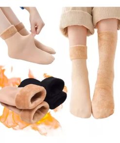 Alternative view of MEDIAS CON PELUCHE - CON DEDO - NEGRAS O BEIGES - SUPER CALENTITAS