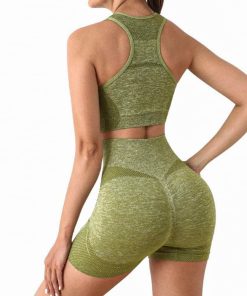 CONJUNTO DEPORTIVO - SHORT PUSH UP + CORPIÑO DEPORTIVO