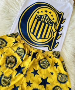 Alternative view of PIJAMAS CORTOS - ROSARIO CENTRAL + BOLSITA