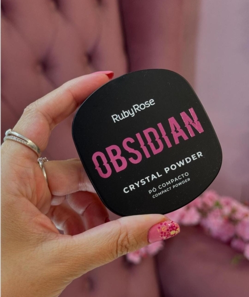 POLVO COMPACTO MATTE - RUBY ROSE - LINEA OBSIDIAN