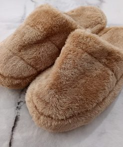 Alternative view of PANTUFLAS PELUCHE BEIGE - PANTUFLAS