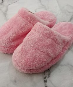 PANTUFLAS PELUCHE ROSA - PANTUFLAS