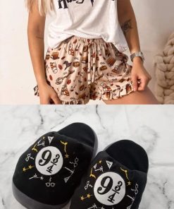 COMBO HARRY POTTER VERANO - PANTUFLAS + PIJAMA