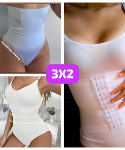 3X2 - COMBO DE FAJAS BLANCAS EN PROMO