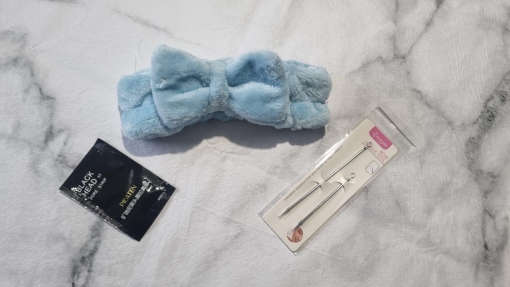 COMBO SKIN CARE - VINCHA + PINZAS DE EXTRACCION + MASCARILLA DE PUNTOS NEGROS - PROMO - Imagen 3