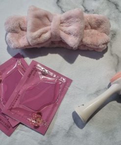 COMBO SKIN CARE - COMBO ROSA - CEPILLO DUO + VINCHA SPA + 3 MASCARILLAS DE LABIOS