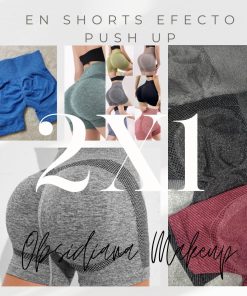2X1- SHORT DEPORITVO - LEVANTA GLUTEOS - EFECTO PUSH UP -  SHORT SEAMLESS