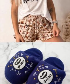 COMBO HARRY POTTER VERANO - PANTUFLAS + PIJAMA