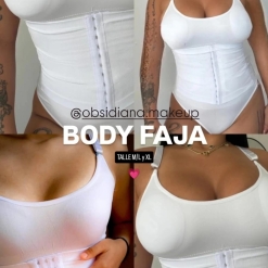BODY FAJA MODELADORA - DOBLE FAJA - CON GANCHITOS/BROCHES - FAJAS