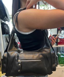 Alternative view of MINI BAGS - CARTERA OBSIDIANA - CARTERA CARGO NEGRA