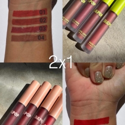 2X1 - LABIALES DAPOP TONOS NUDE Y TONOS ROJOS - LABIALES