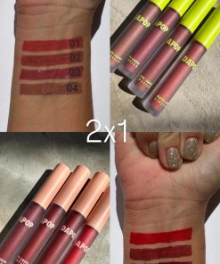 2X1 - LABIALES DAPOP TONOS NUDE Y TONOS ROJOS - LABIALES