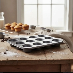 MOLDE DE MUFFIN ACERO X12