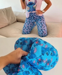 COMBO STITCH INVIERNO -  PANTUFLAS STITCH + PIJAMA STITCH