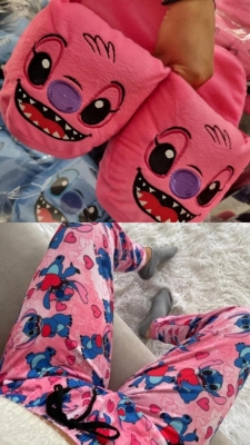 COMBO STITCH ROSA PANTS + PANTUFLAS STITCH