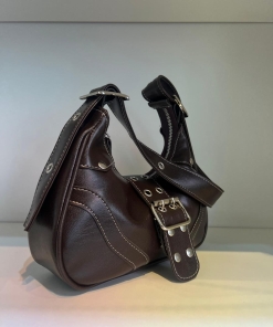 Alternative view of MINI BAGS - CARTERA ISABELLA - MINI CARTERA MARRON OSCURO  - CARTERAS