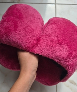 PANTUFLONES - PANTUFLAS FUCSIA