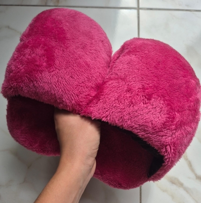 PANTUFLONES - PANTUFLAS FUCSIA