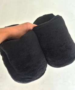 PANTUFLONES - PANTUFLAS NEGRAS