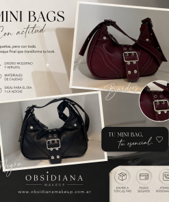 MINI BAGS ISABELLA - BORDO + NEGRO