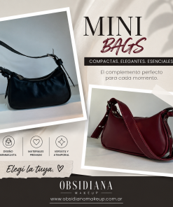 MINI BAGS SOPHIA - BORDO + NEGRO