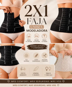 2X1 - FAJA MODELADORA UNISEX - PROMO - FAJAS