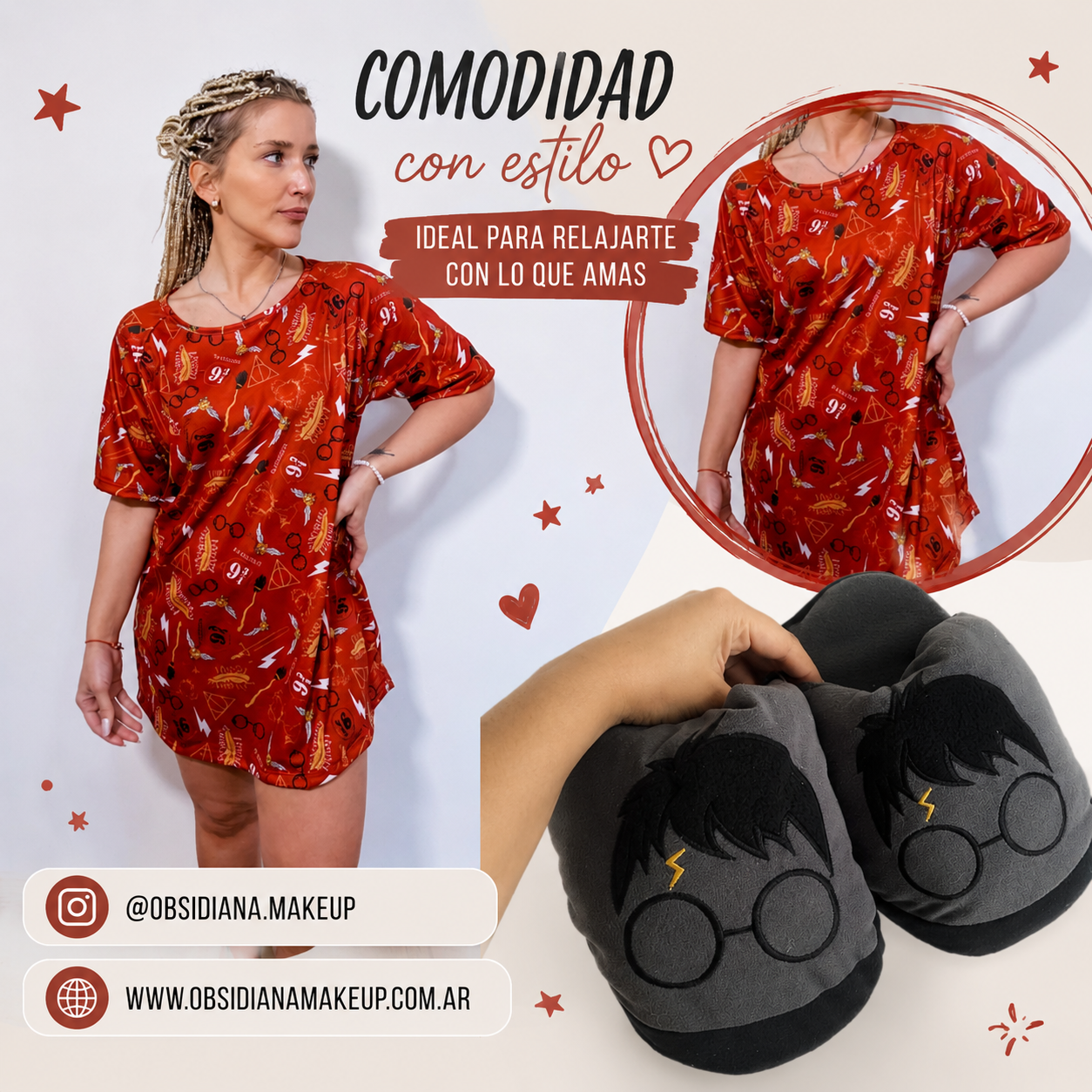 COMBO HARRY POTTER - REMERON + PANTUFLAS