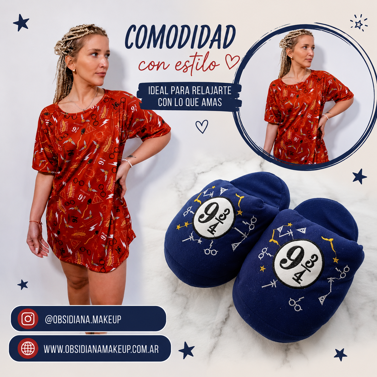 COMBO HARRY POTTER - REMERON + PANTUFLAS